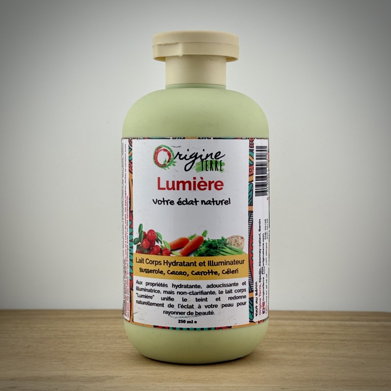Lait corps hydratant et illuminateur Lumineuse