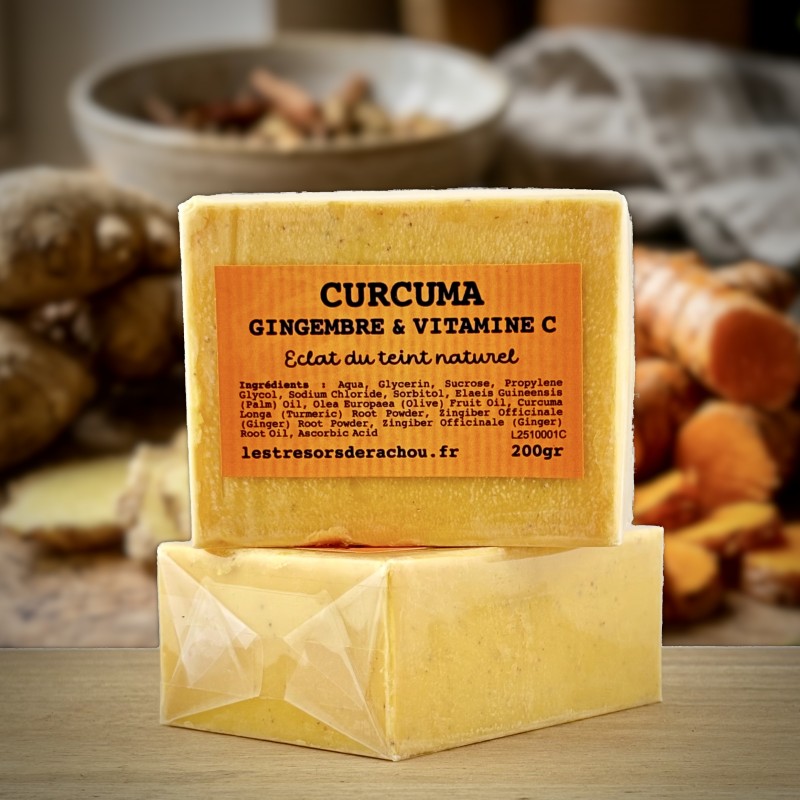 Savon Curcuma Gingembre